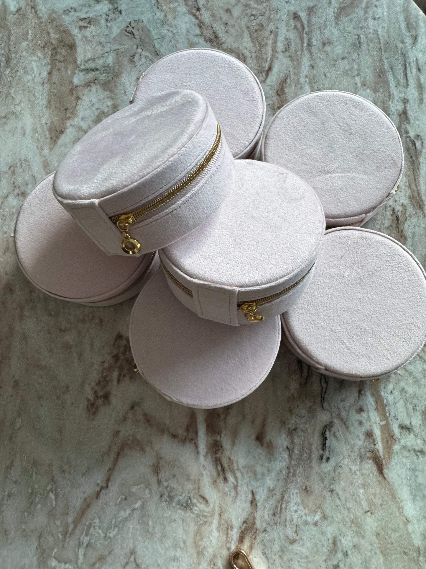 21 Elegant smykkeskrin - limited edition (blush pink velour)