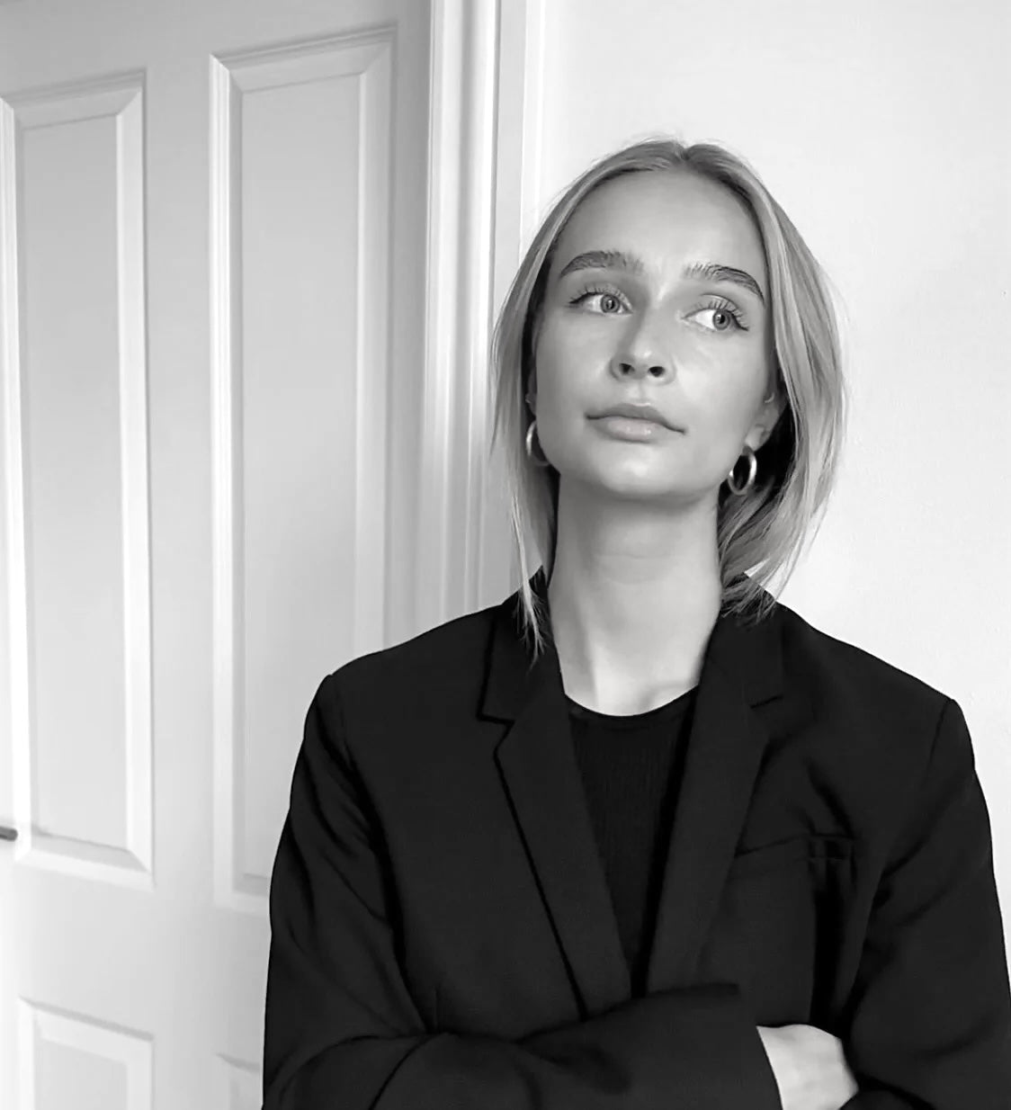 08 HOOP 430 (rhodium)