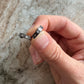 09 Tiny Hoop, Embellished (black rhodium)