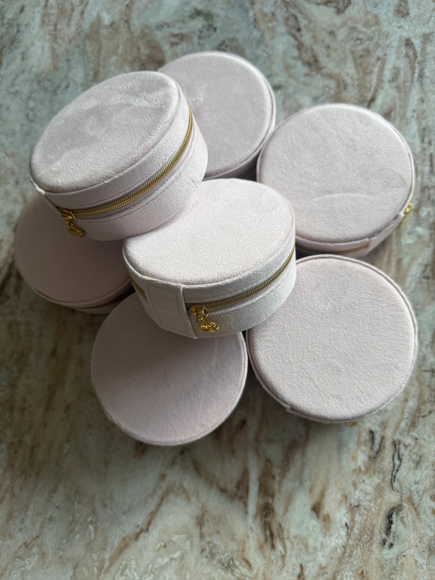 21 Elegant smykkeskrin - limited edition (blush pink velour)