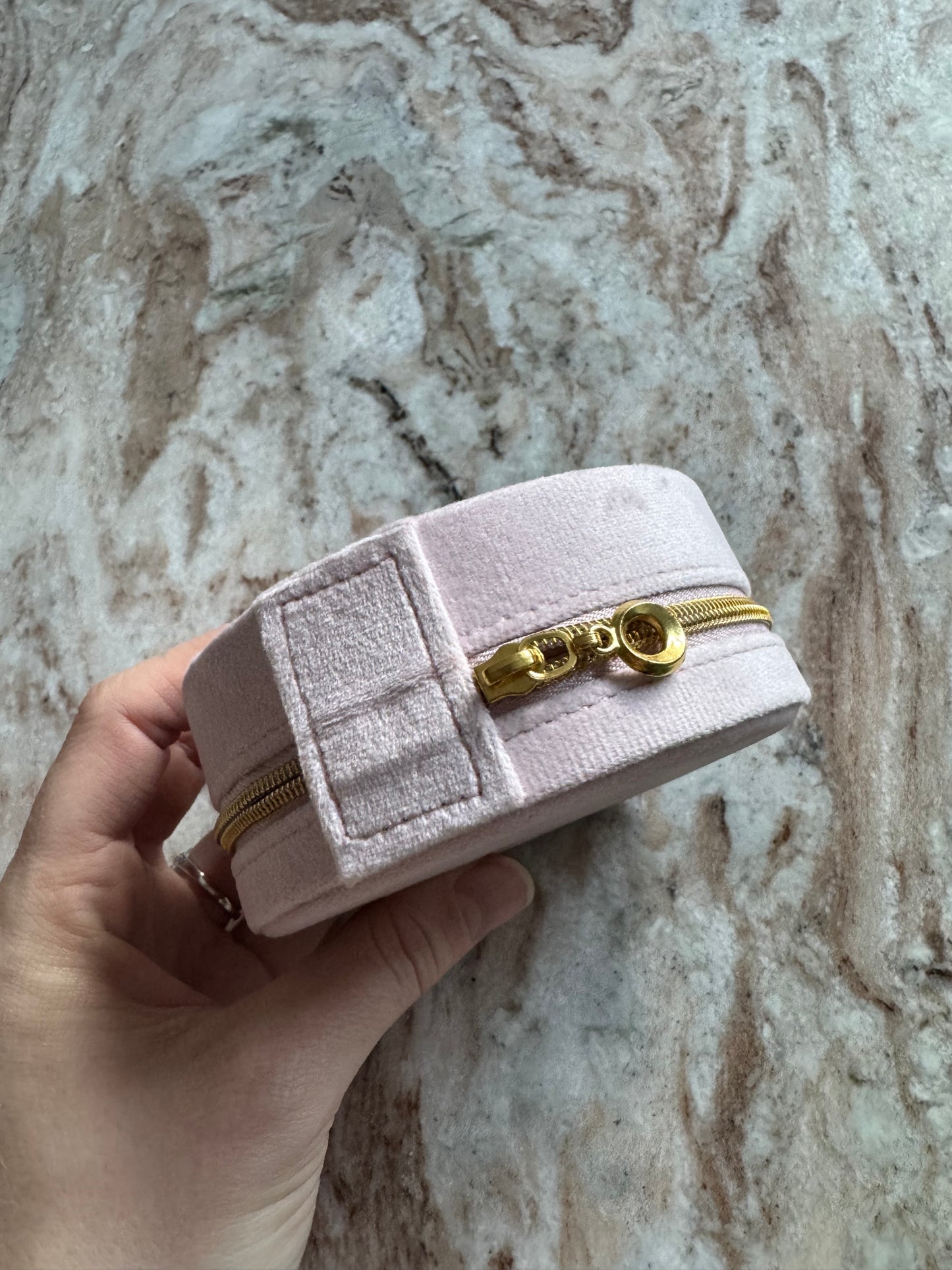 21 Elegant smykkeskrin - limited edition (blush pink velour)